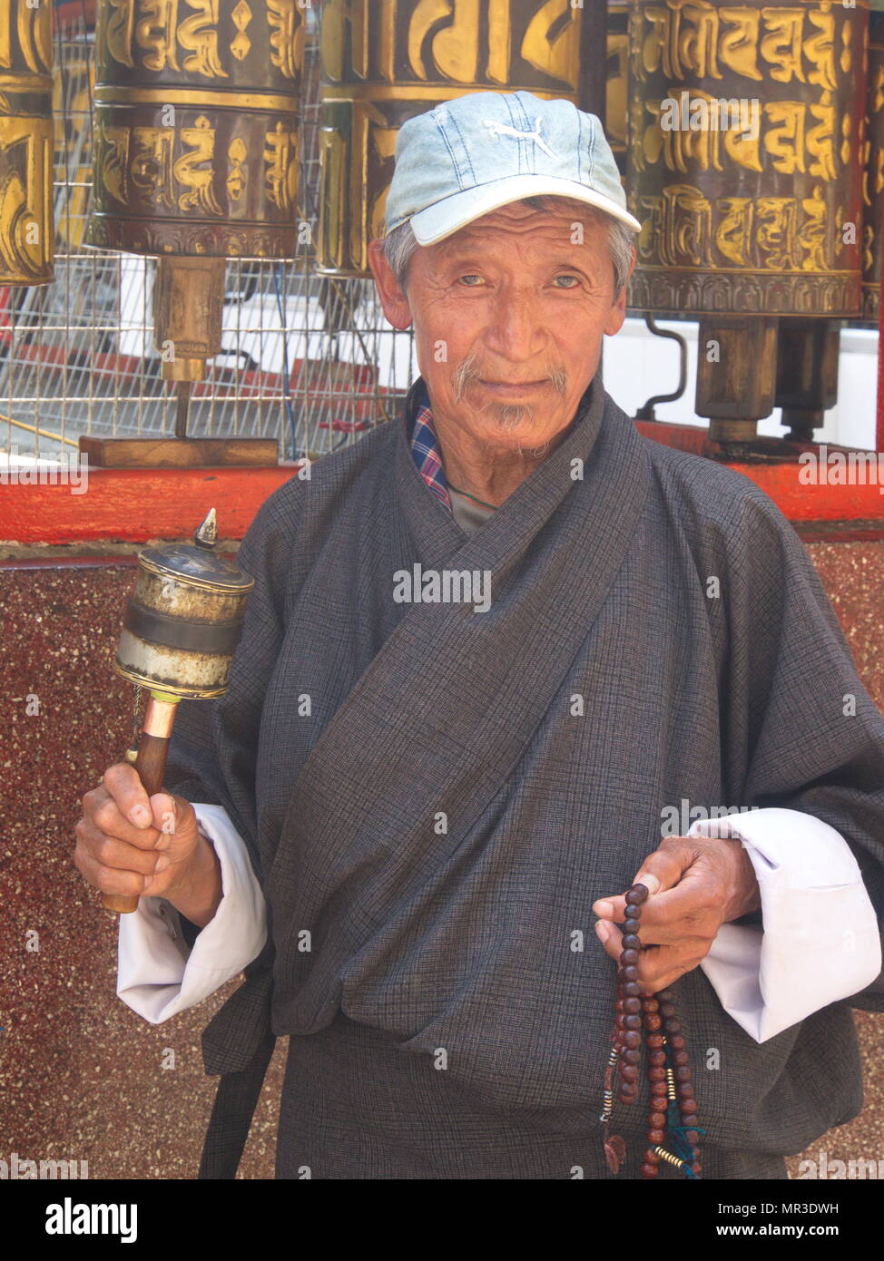 Sikkim Local people in town , Gangtok City,Sikkim INDIA , 16th APRIL 2013. Stock Photo