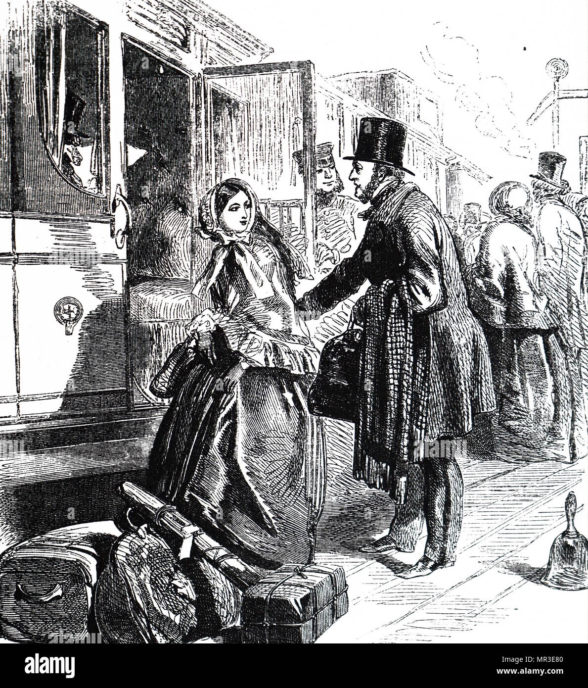 Passengers Train 19th Century High Resolution Stock Photography and ...