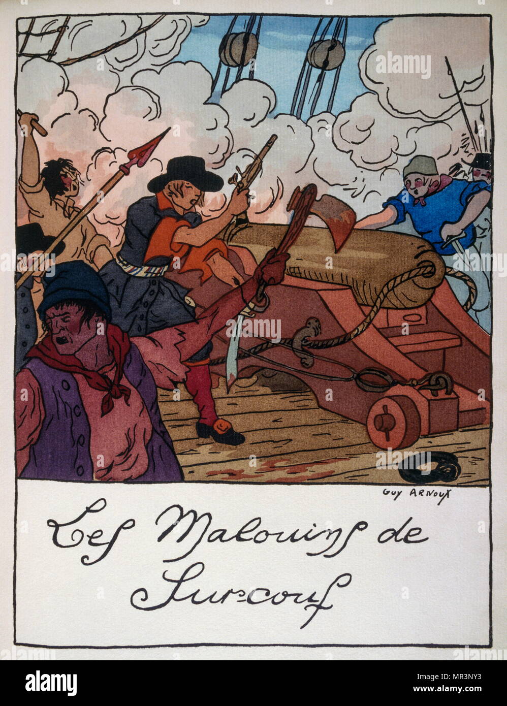 Naval Illustration By French Illustrator Guy Arnoux 16 1951 From Chansons Du Marin Francais Au Temps De La Marine En Bois Songs Of The French Sailor Paris Devambez 19 Stock Photo Alamy Naval Illustration By French Illustrator Guy Arnoux 16 1951 From Chansons Du Marin Francais Au Temps De La Marine En Bois Songs Of The French Sailor Paris Devambez 19 Stock Photo Alamy