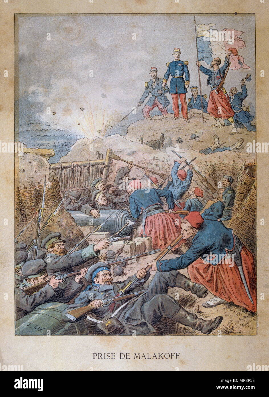 In the Crimean War, general MacMahon distinguished himself in the Battle of Malakoff at Sevastopol (8 September 1855), Marshal Marie Esme Patrice Maurice, Count de MacMahon, Duke of Magenta (1808 – 1893), was a French general and politician, with the distinction of Marshal of France. He served as Chief of State of France from 1873 to 1875 and as the second president of the Third Republic, from 1875 to 1879. Stock Photo