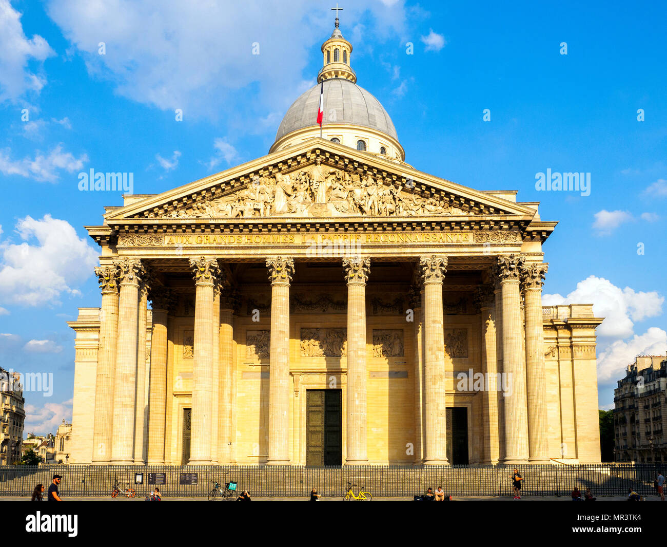 The Panthéon in the Latin Quarter - Paris, France Stock Photo