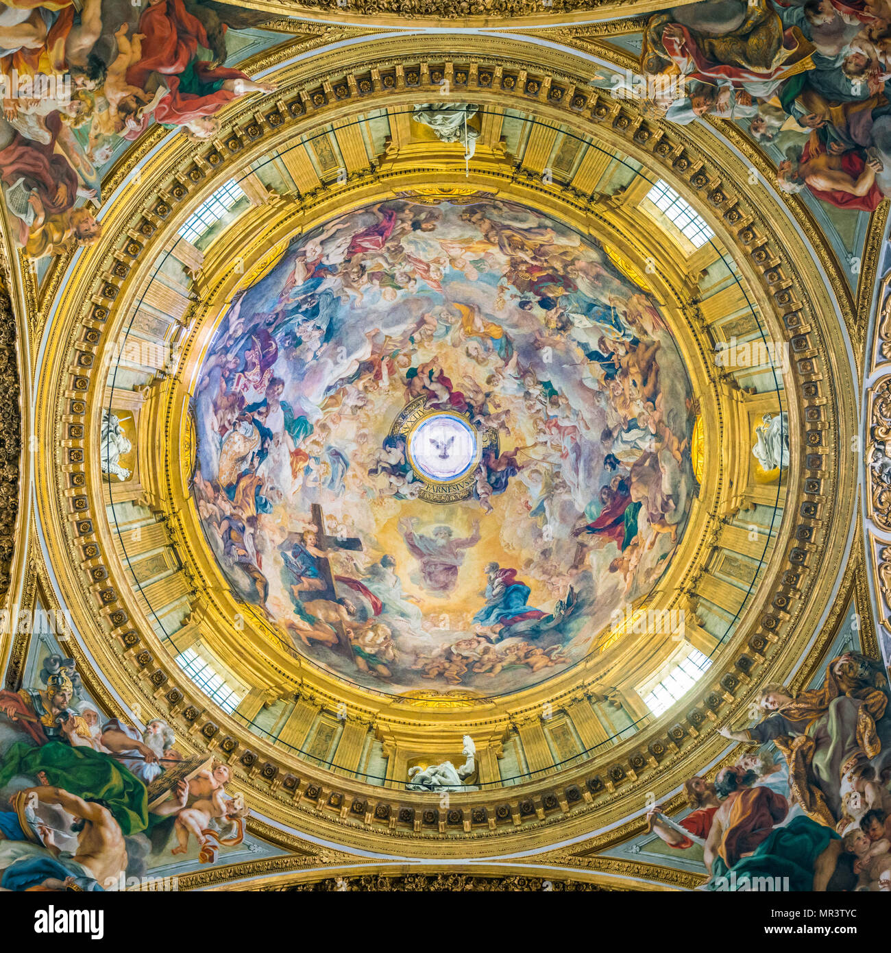 Church of the Jesus in Rome, Italy Stock Photo - Alamy