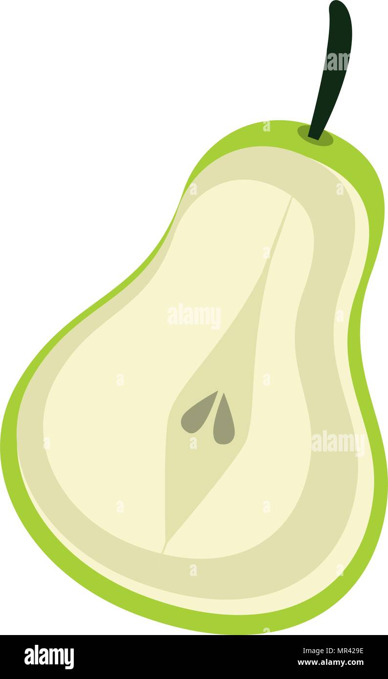 fresh pear fruit icon Stock Vector Image & Art - Alamy