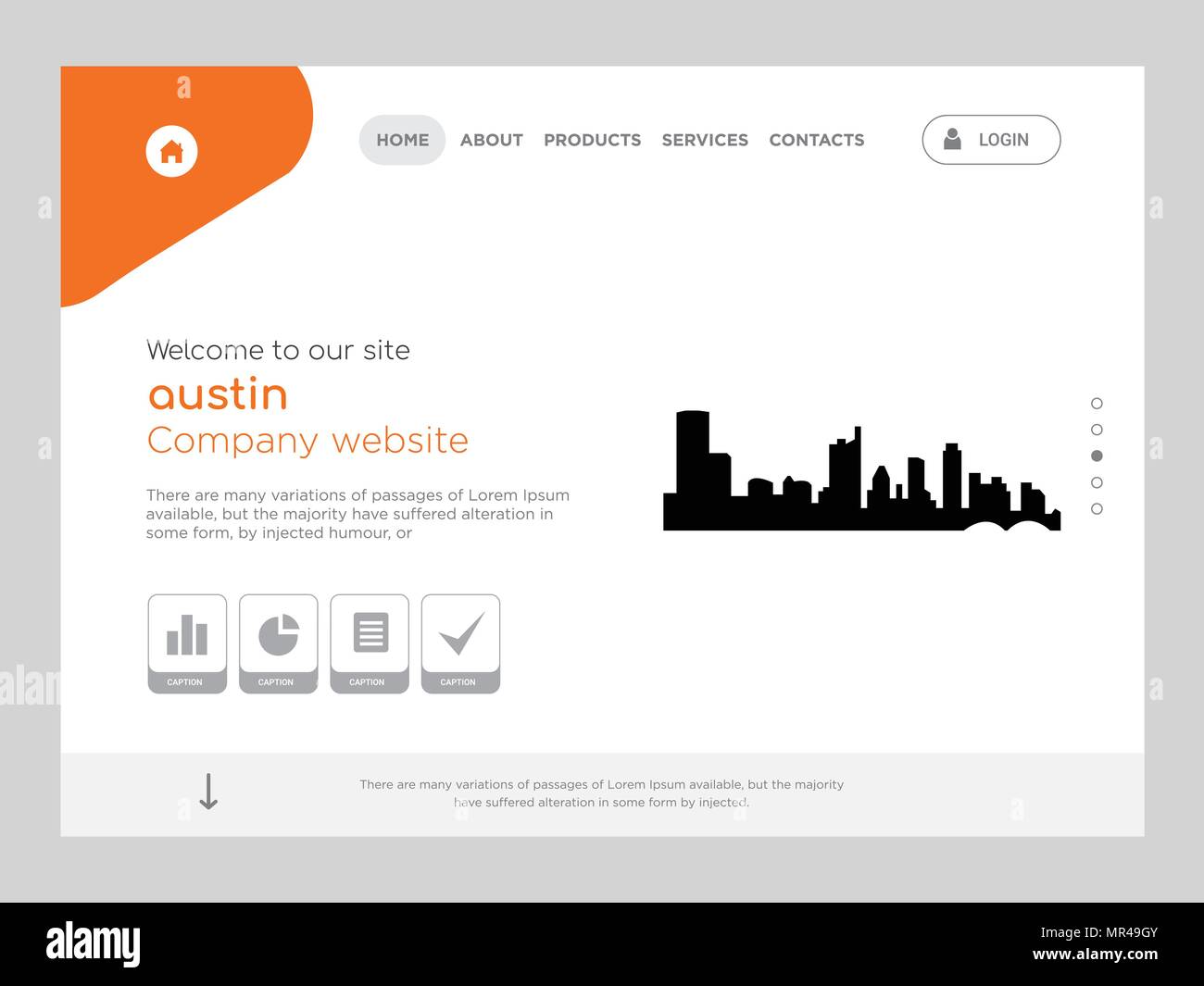 Austin house Stock Vector Images Alamy