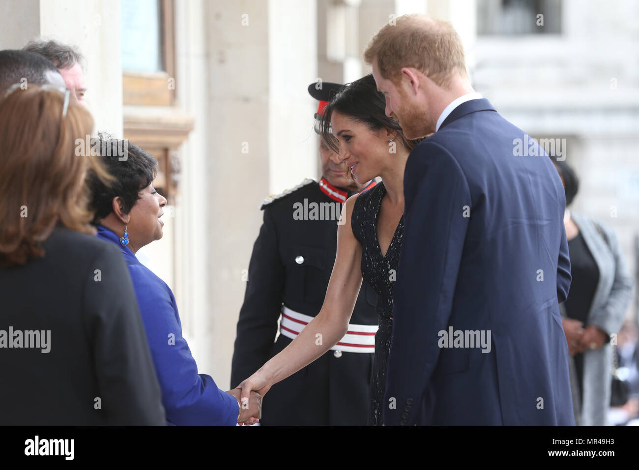 Memorial service to celebrate the life and legacy of Stephen Lawrence, at St Martin-in-the-Fields, Trafalgar Square, London.  Featuring: Prince Harry, Meghan Markle, Doreen Lawrence, Baroness Lawrence of Clarendon Where: London, United Kingdom When: 23 Apr 2018 Credit: WENN.com Stock Photo