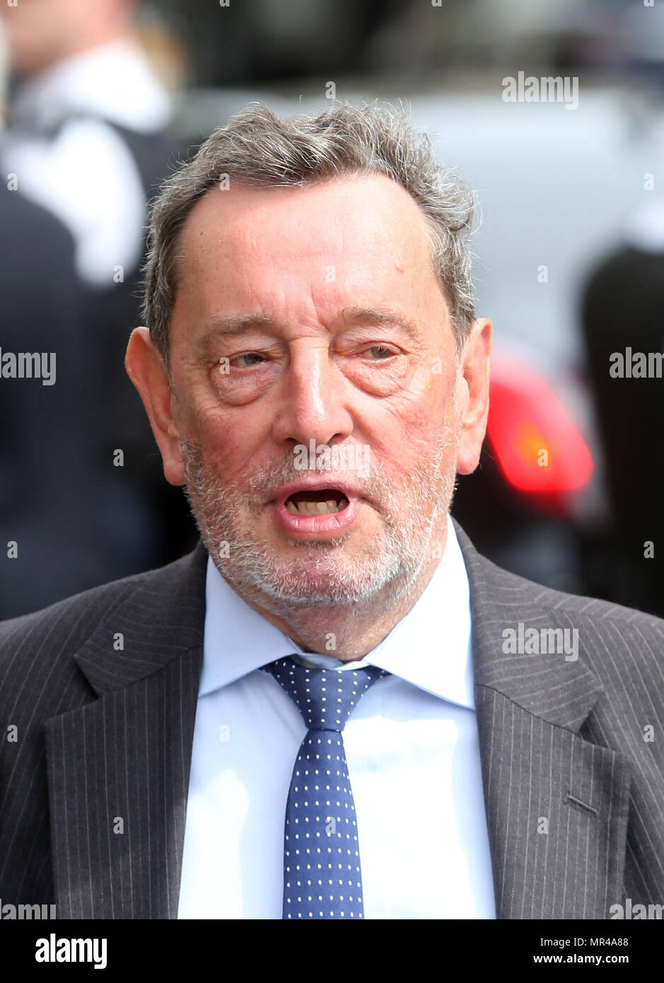 attends Stephen Lawrence memorial service St Martin-in-the-Fields Church, Trafalgar Square, London.  Featuring: David Blunkett Where: London, United Kingdom When: 23 Apr 2018 Credit: Danny Martindale/WENN Stock Photo