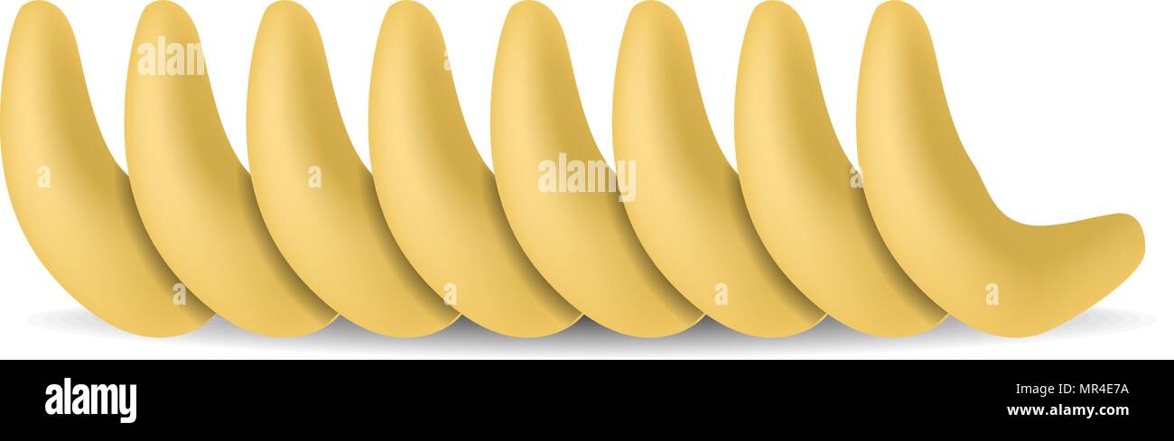 Fusilli pasta mockup, realistic style Stock Vector