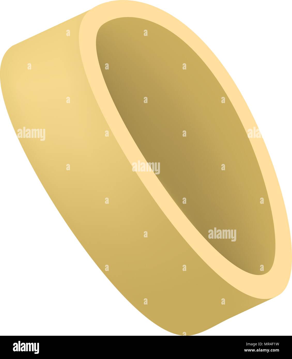 Italy pasta mockup, realistic style Stock Vector