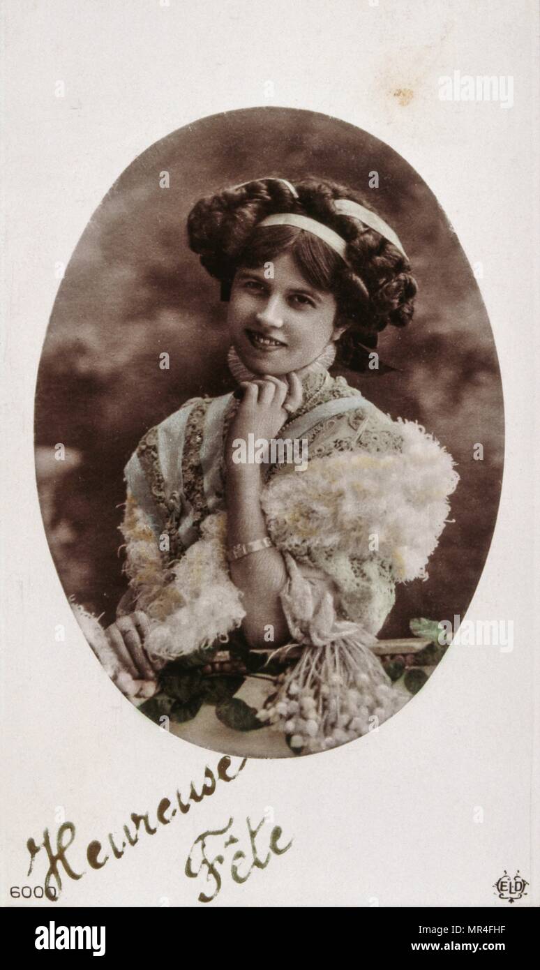 Portrait Young Woman 1900 High Resolution Stock Photography and Images ...