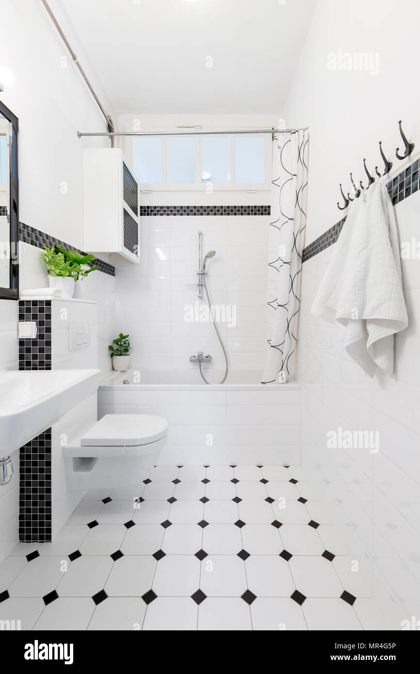 black patterned towels