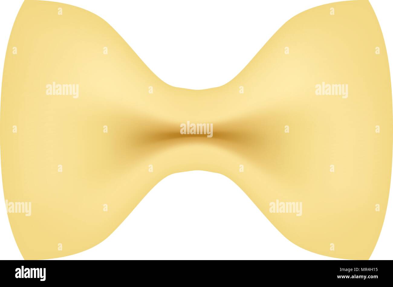 Farfalle mockup, realistic style Stock Vector