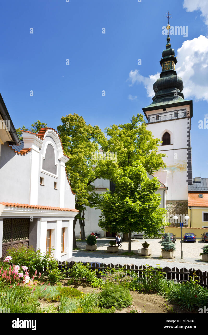 historické centrum, město Pelhřimov, kraj Vysocina, Ceska republika /  Pelhrimov town, Vysocina district, Czech republic Stock Photo