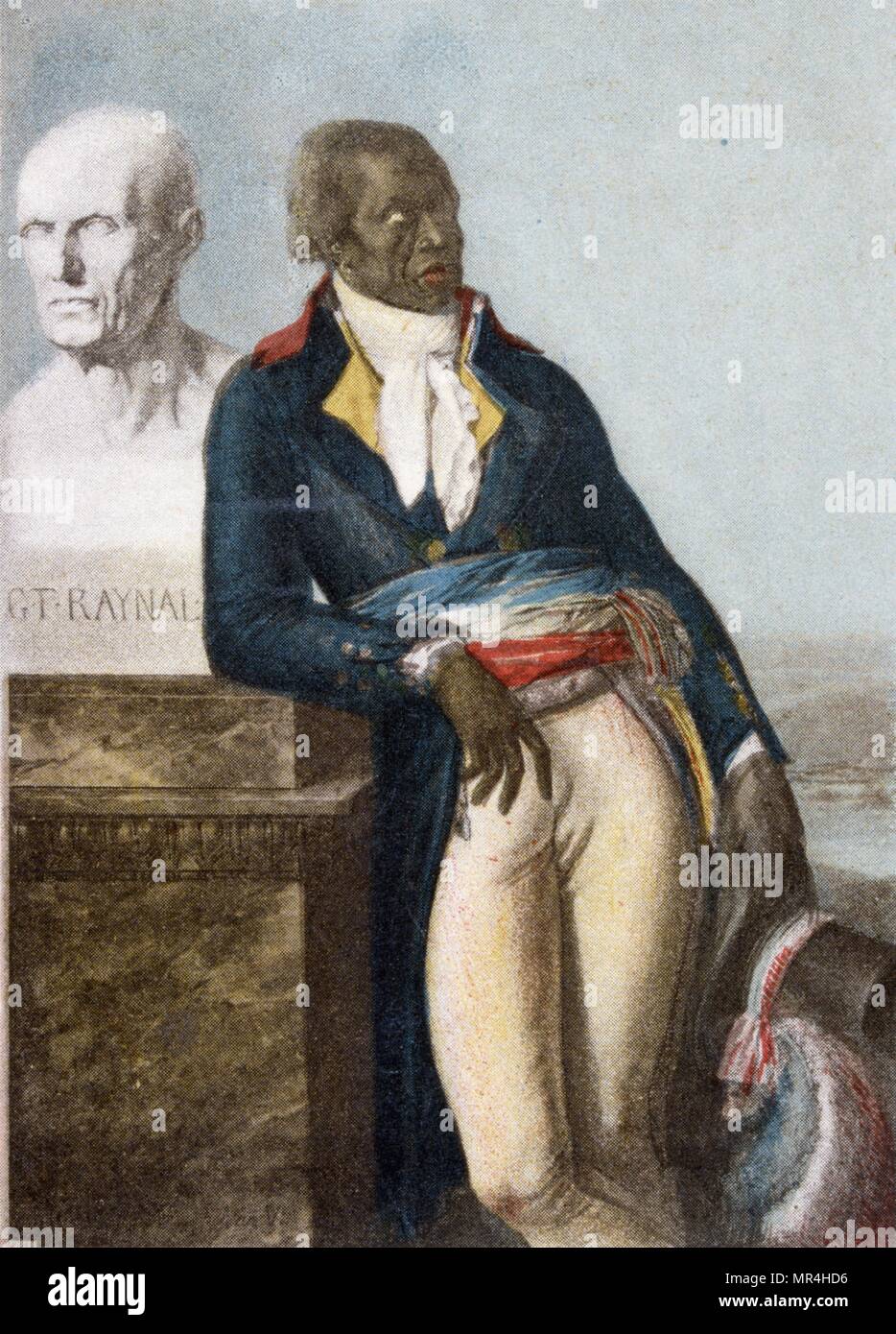 Portrait of Jean Baptiste Belley, Deputy for Saint-Domingue, by Anne-Louis Girodet de Roussy-Trioson (1767 - 1824). Jean-Baptiste Belley (c. 1746 - 1805) was a native of Senegal and former slave from Saint-Domingue in the French West Indies who during the period of the French Revolution became a member of the National Convention and the Council of Five Hundred of France. He was also known as Mars Stock Photo