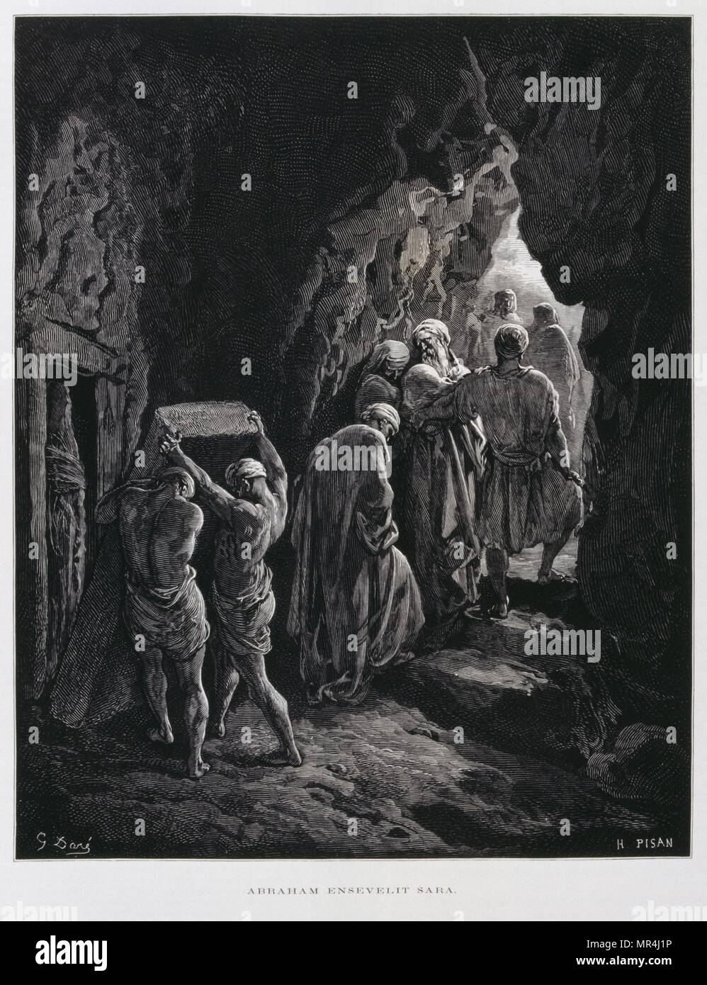 Engraving by Gustave Dore (1832-1883) Stock Photo