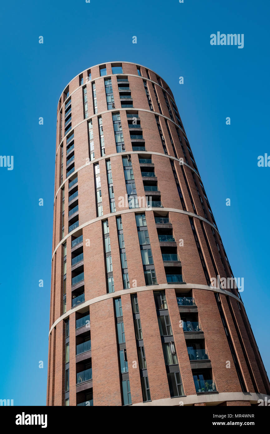 The Candle House building, Granary Wharf, Leeds, West Yorkshire, UK