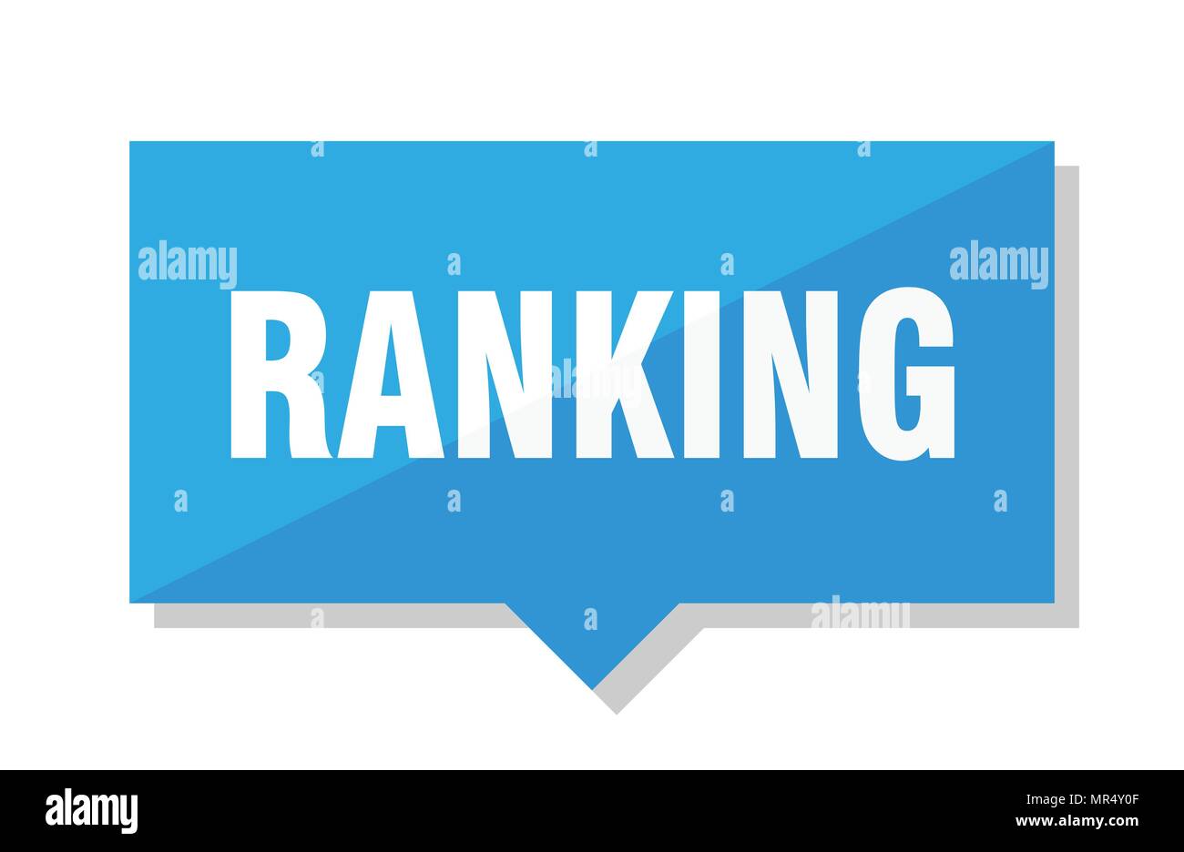ranking blue square price tag Stock Vector Image & Art - Alamy