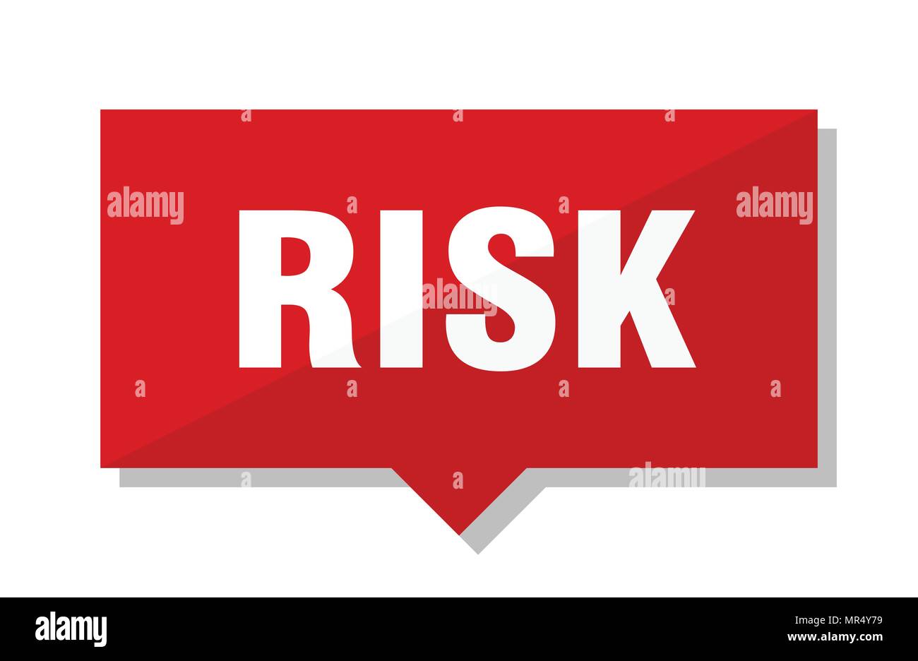 risk red square price tag Stock Vector Image & Art - Alamy