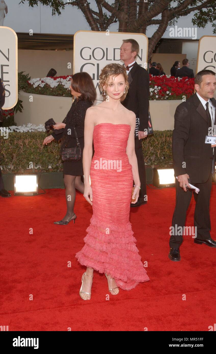 Calista Flockhart Ally Mcbeal Arrives At The 2002 Golden Globe Awards At The Beverly Hills Hilton In Beverly Hills Ca Sunday January 20 2002 Flockhartcalista03 Jpgflockhartcalista03 Red Carpet Event Vertical Usa Film Industry