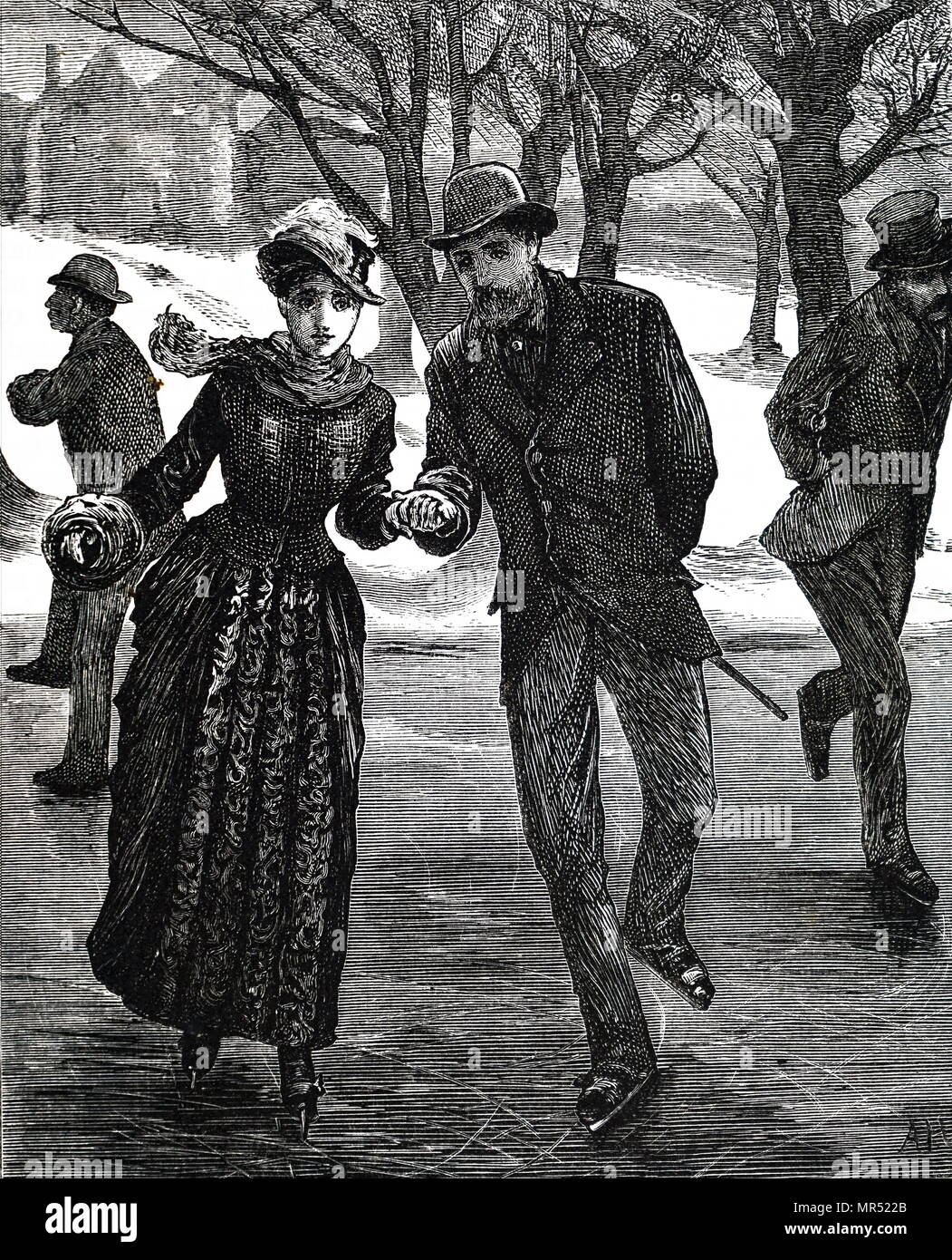 Couple Ice Skating High Resolution Stock Photography and Images - Alamy