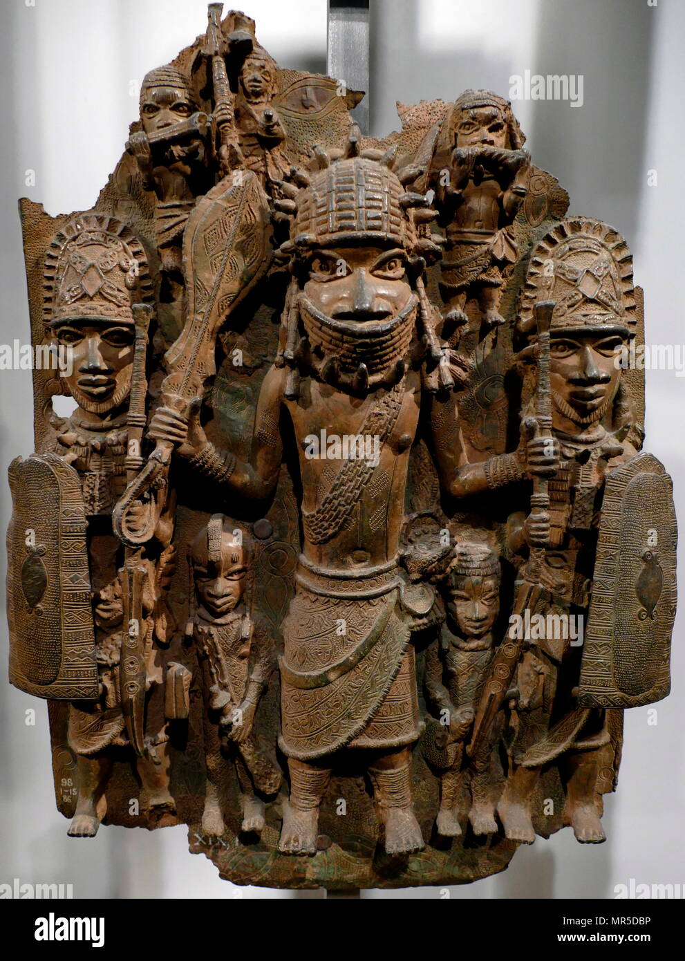How were benin plaques created? picture