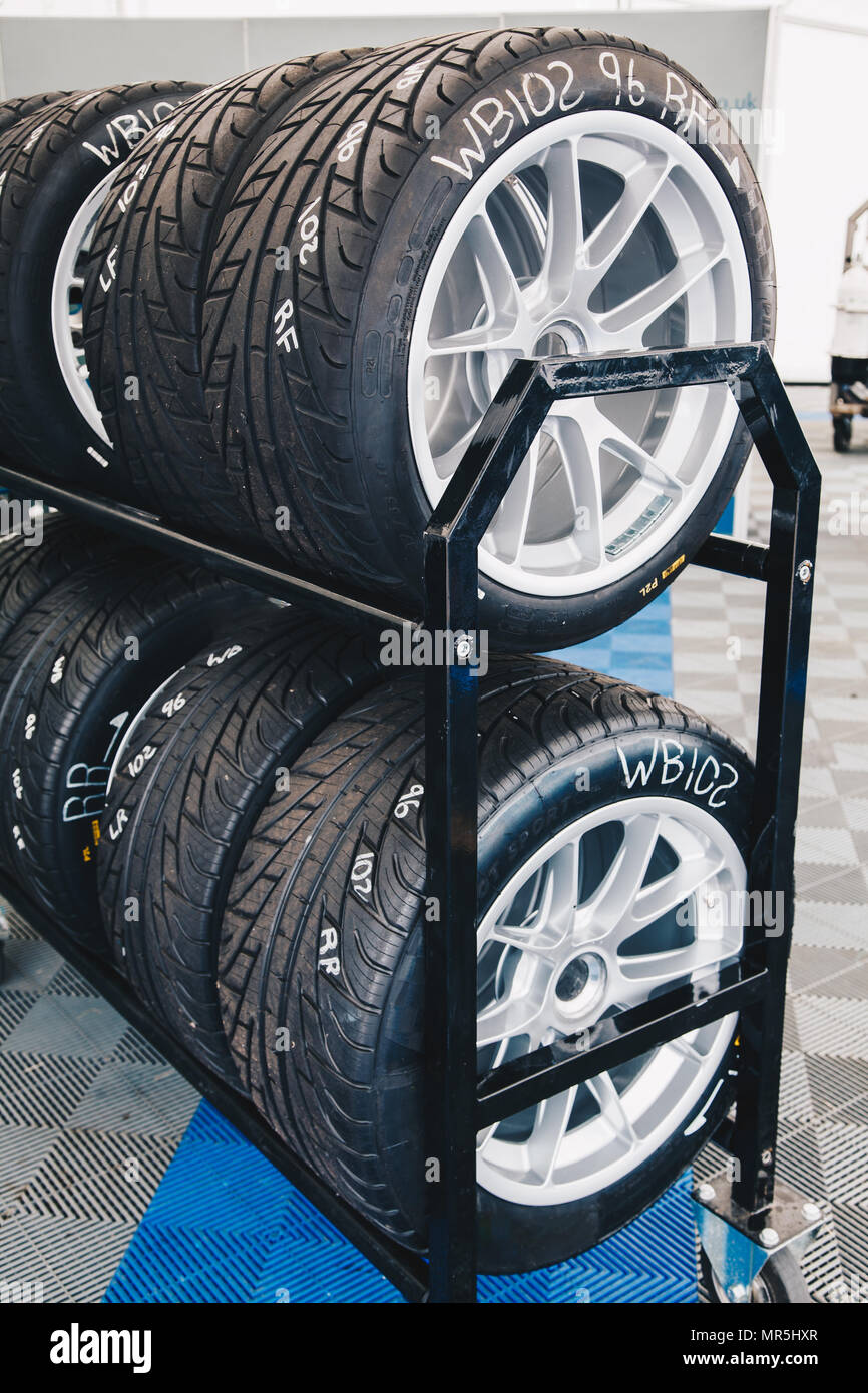 Racing car tires storage. Storage of tires in a row Stock Photo Alamy