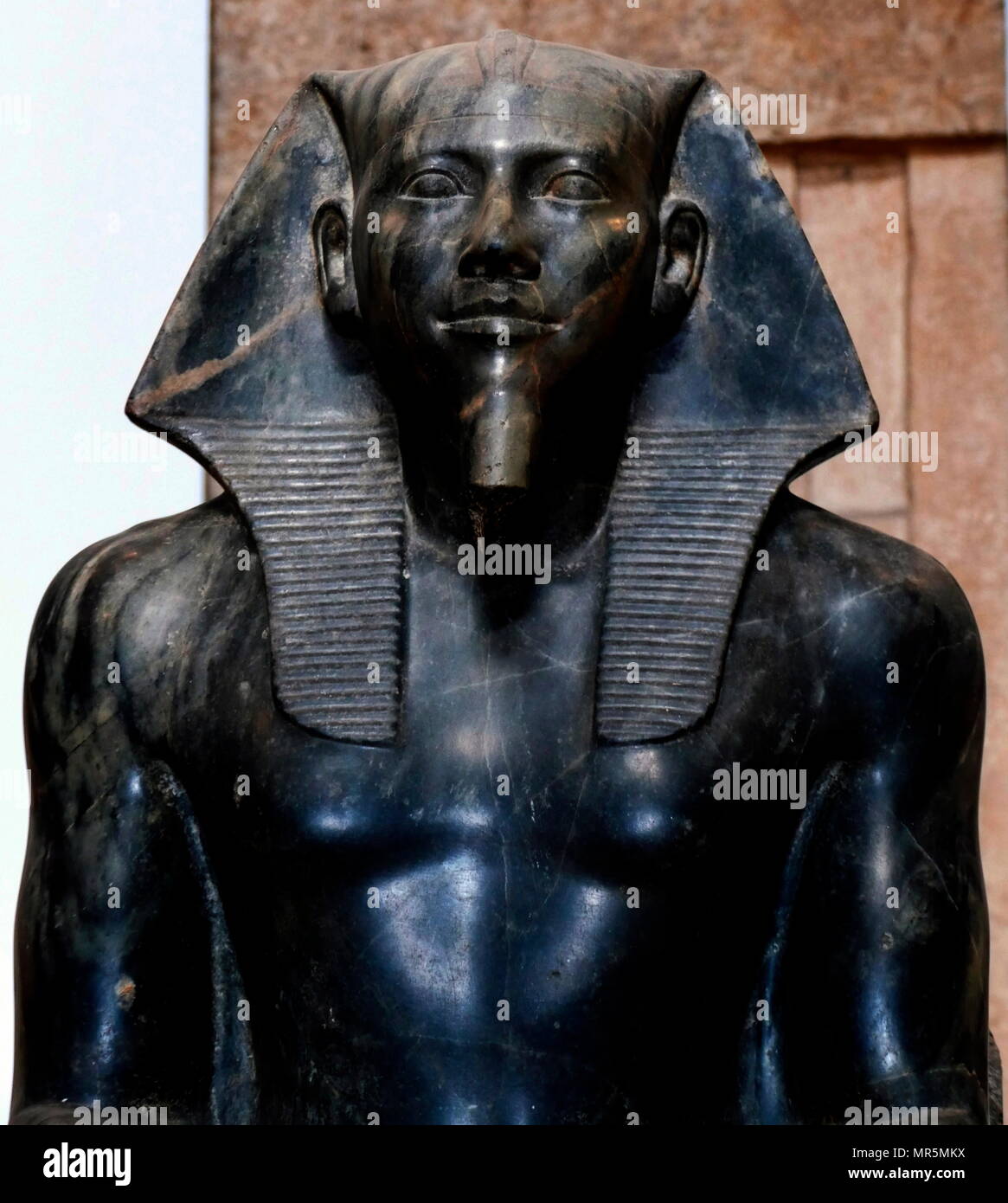 Diorite statue of King Cephren, builder of the second Pyramid at Giza