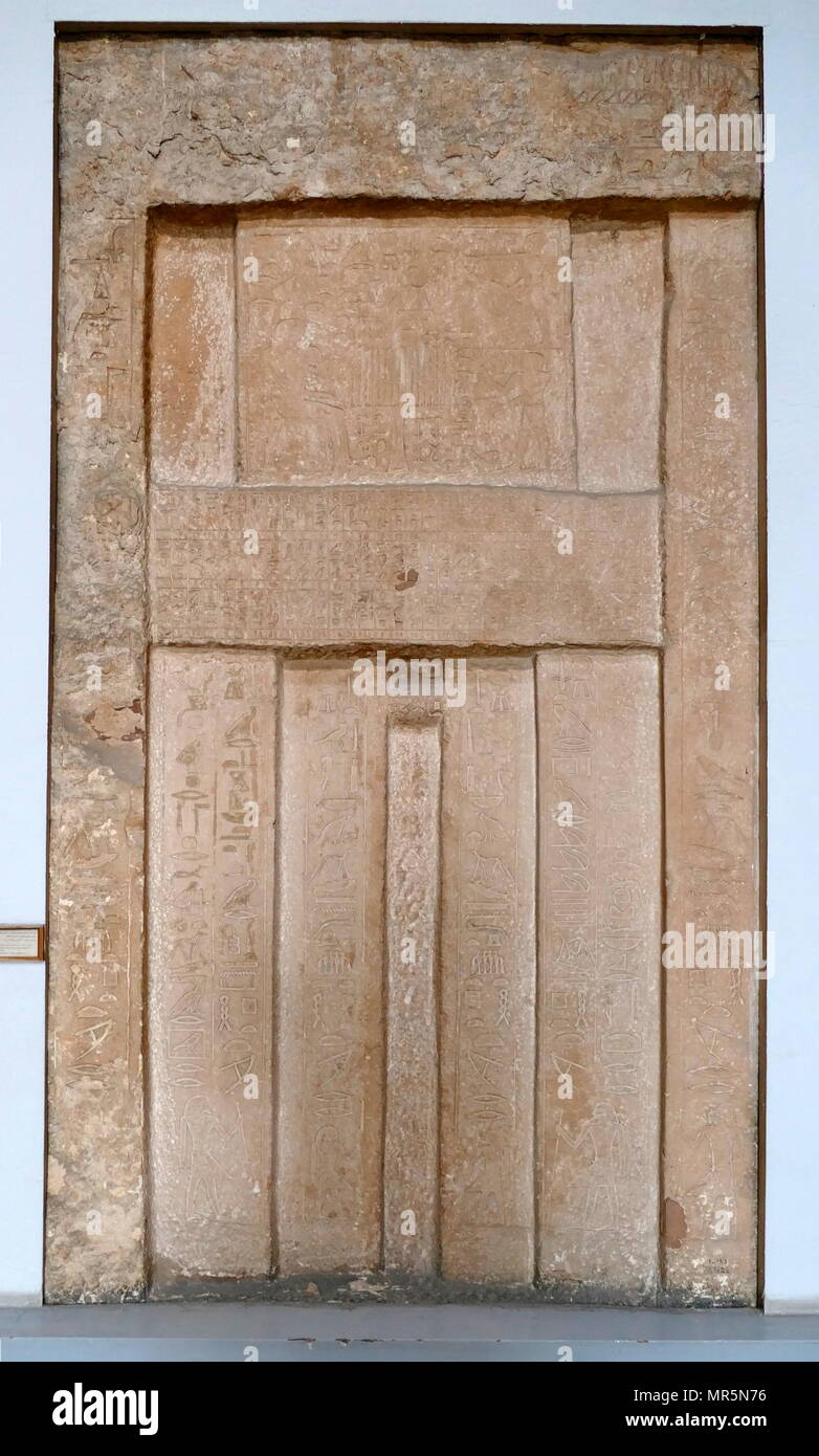 Saqqara false door hi-res stock photography and images - Alamy