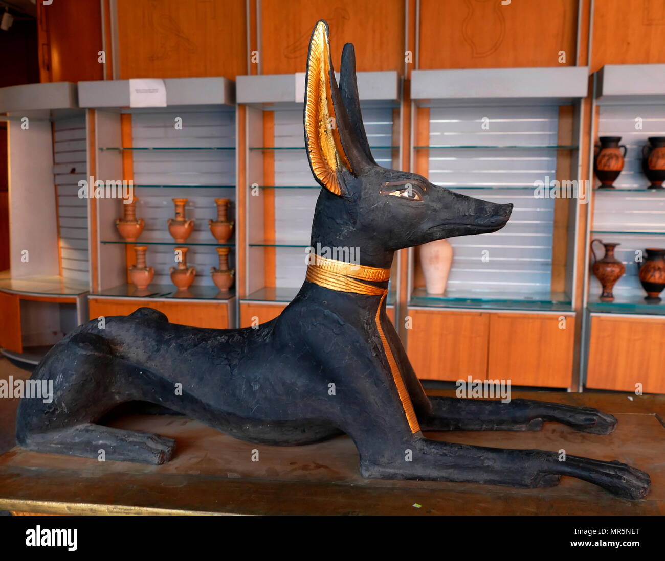 Replica of the Anubis Shrine was part of the grave gods of Tutankhamen