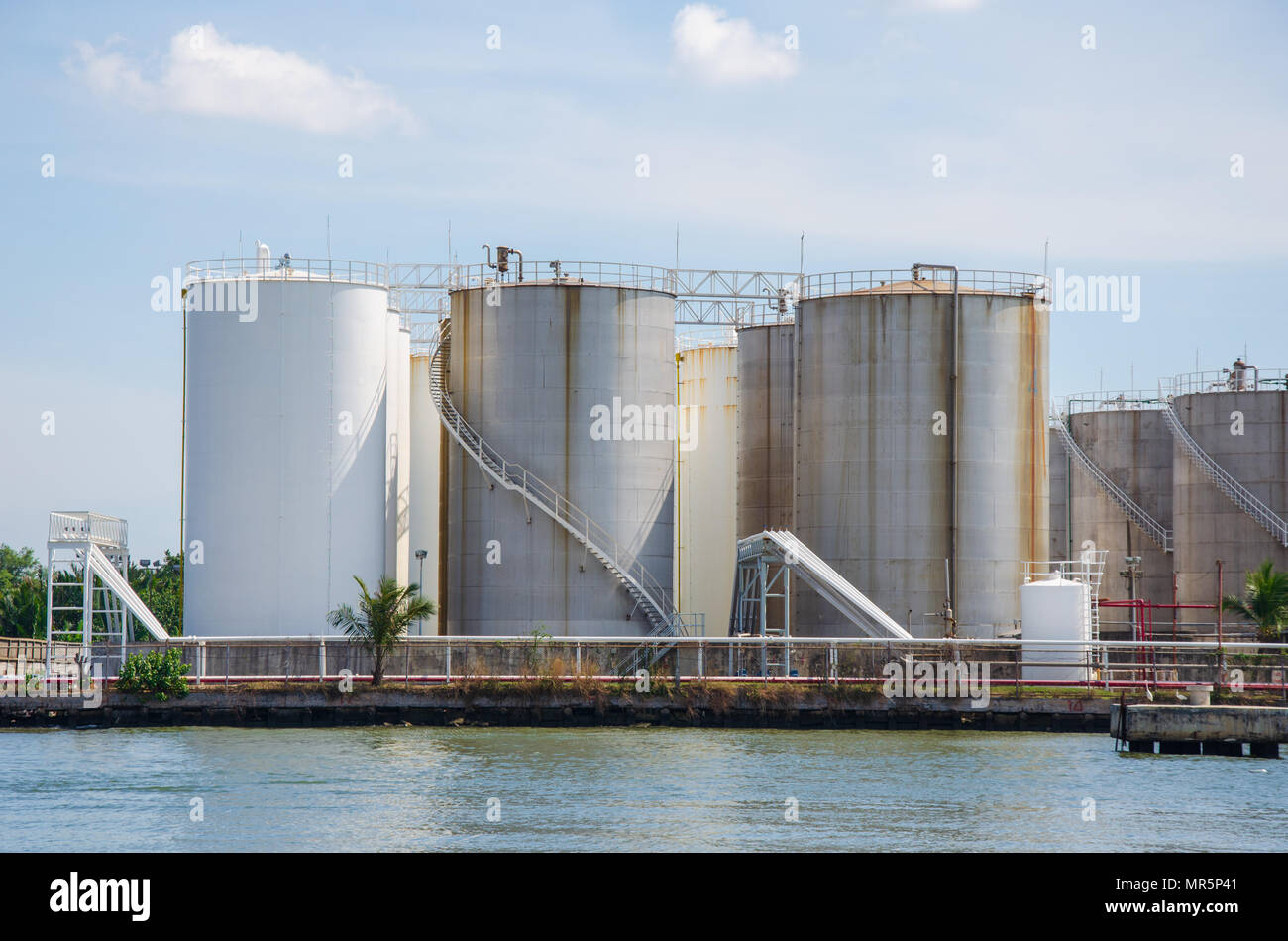 Gas liquid petrol port tank oil farm fuel metal resources hires stock