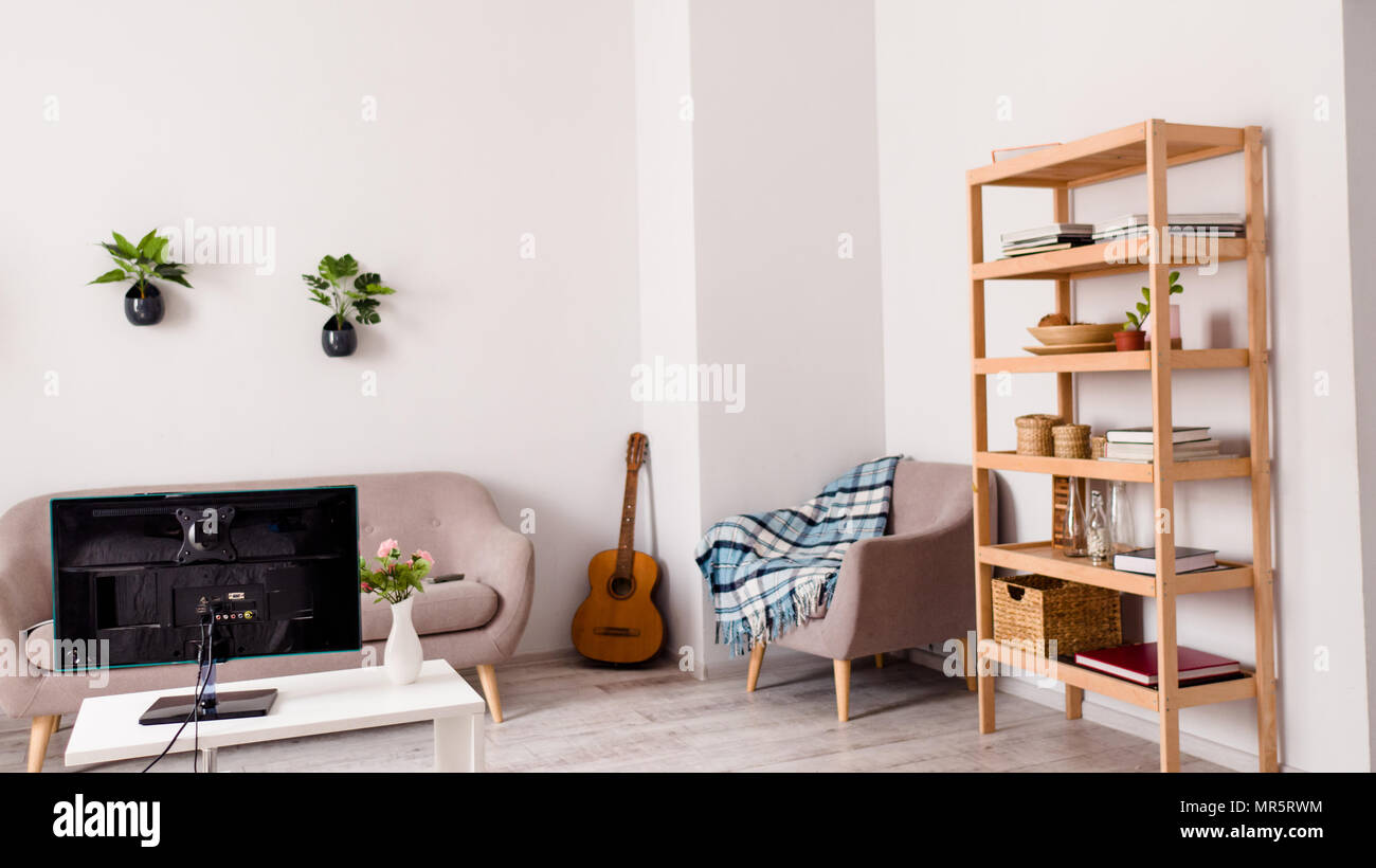 Modern livingroom interior. Stock Photo