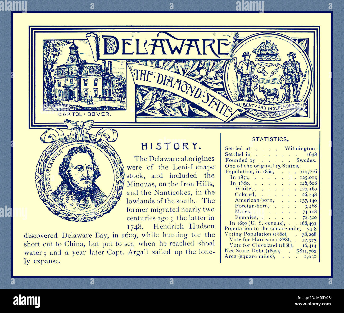 Delaware history hires stock photography and images Alamy