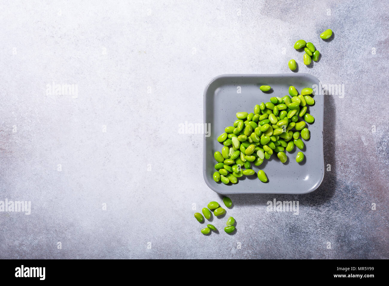 Green fresh soybeans Stock Photo Alamy