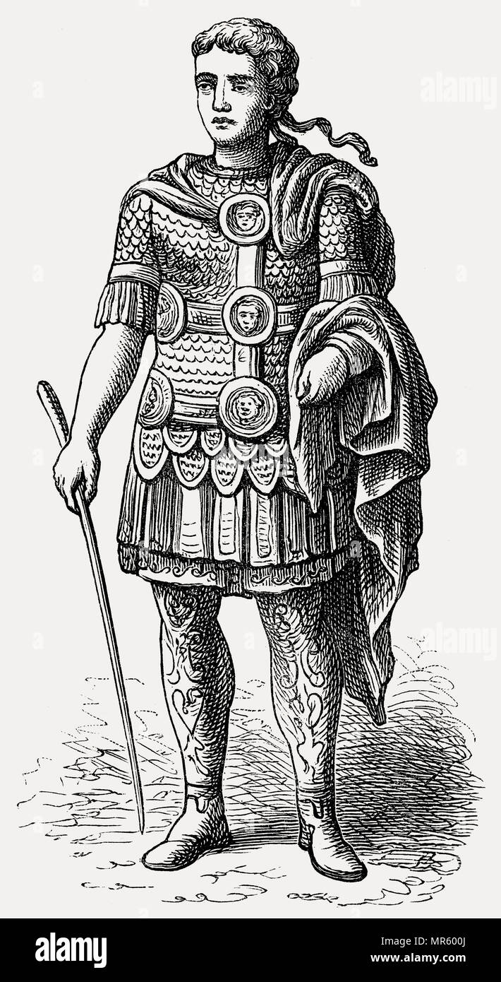 Centurion, ancient Roman infantry Stock Photo