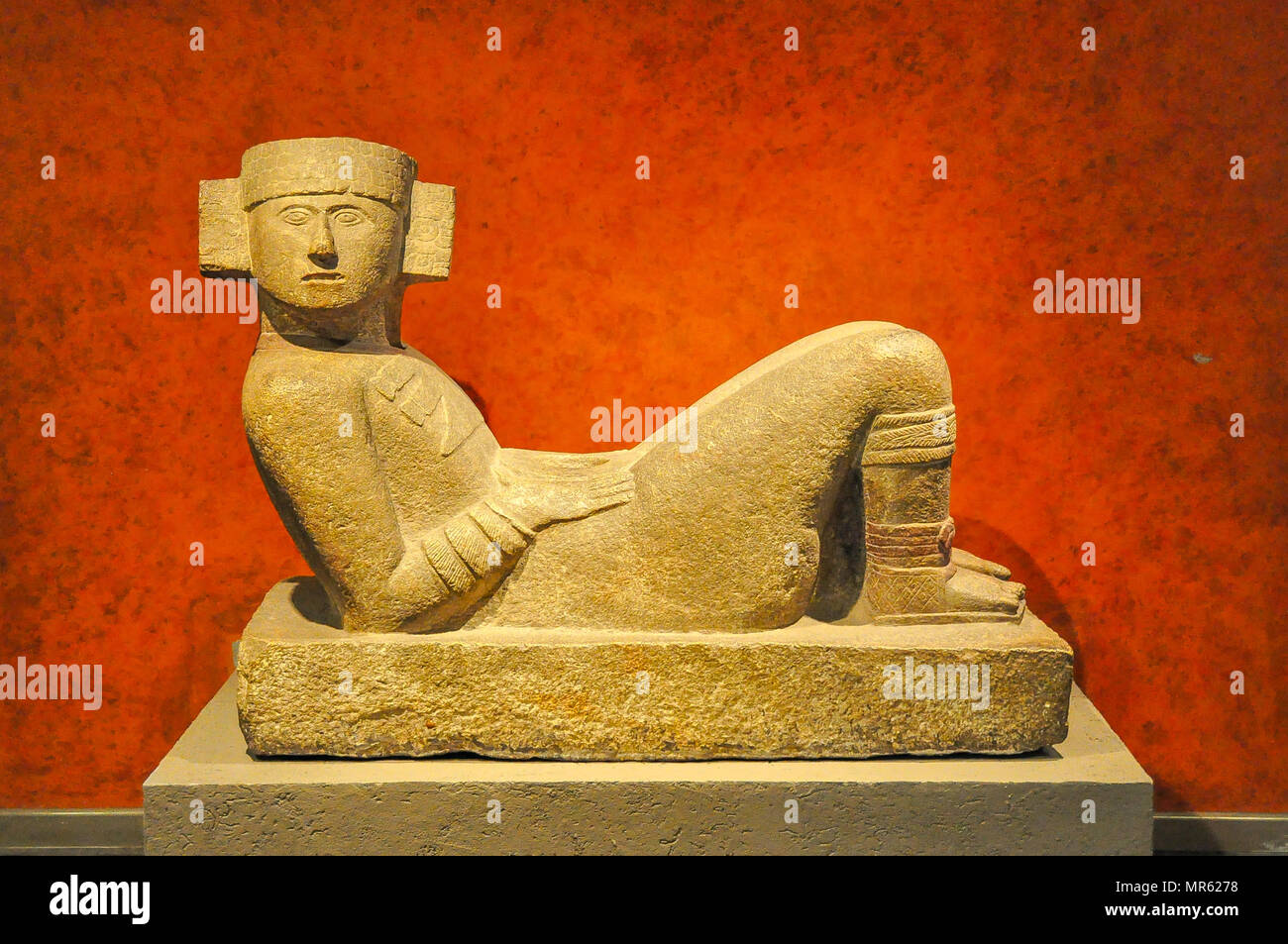 Aztec Chac Mool - Mexico City Stock Photo