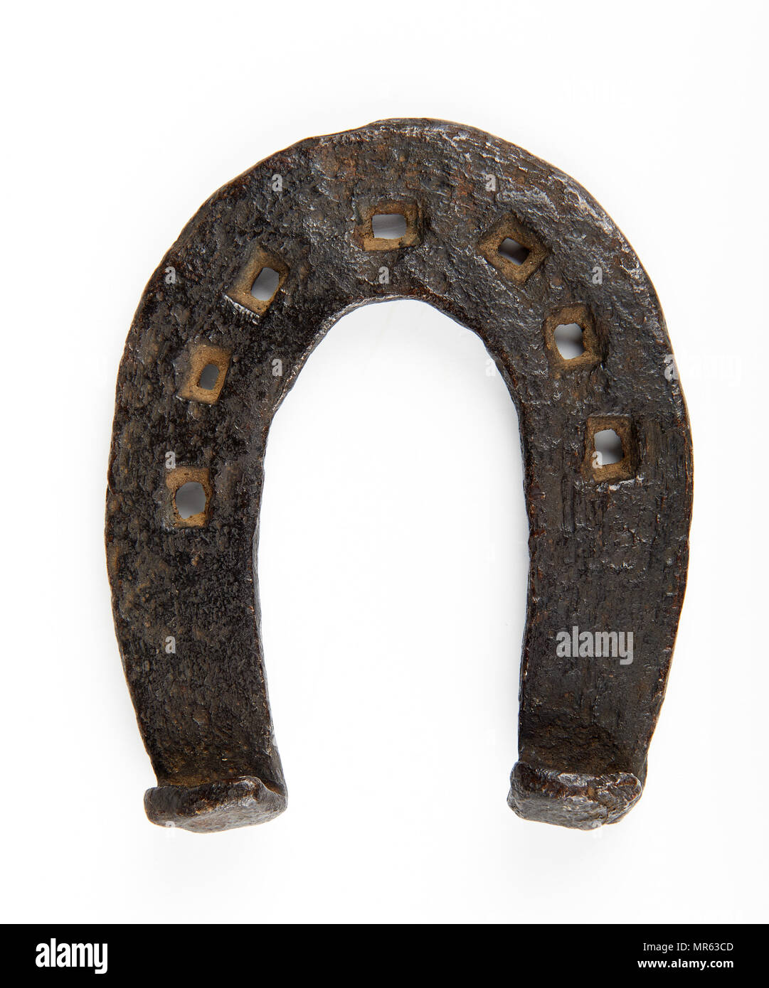 an ancient medieval horseshoe Stock Photo Alamy