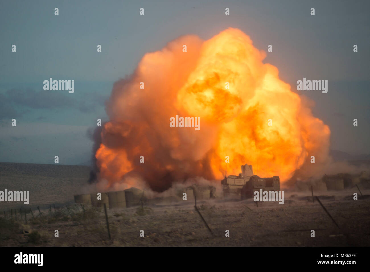 Tank Breaking Red Ribbon Line of tank barriers hi-res stock photography and images - Alamy