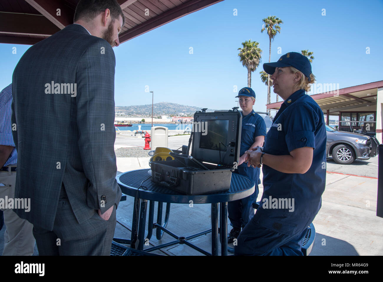 Members of Coast Guard Sector Los Angeles-Long Beach and surrounding ...