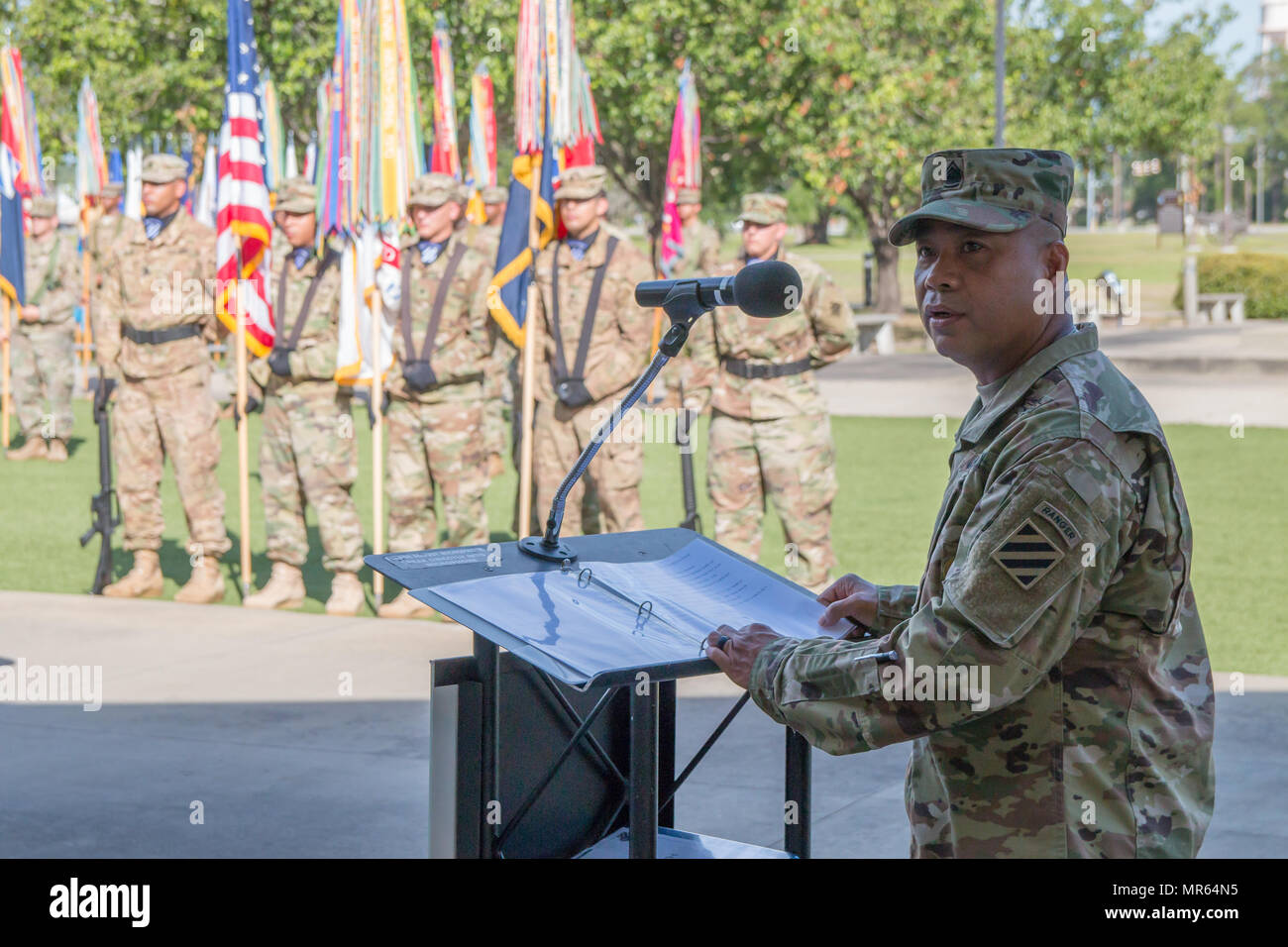 Command Sgt. Maj. Walter Tagalicud, the 3rd ID command sergeant major ...
