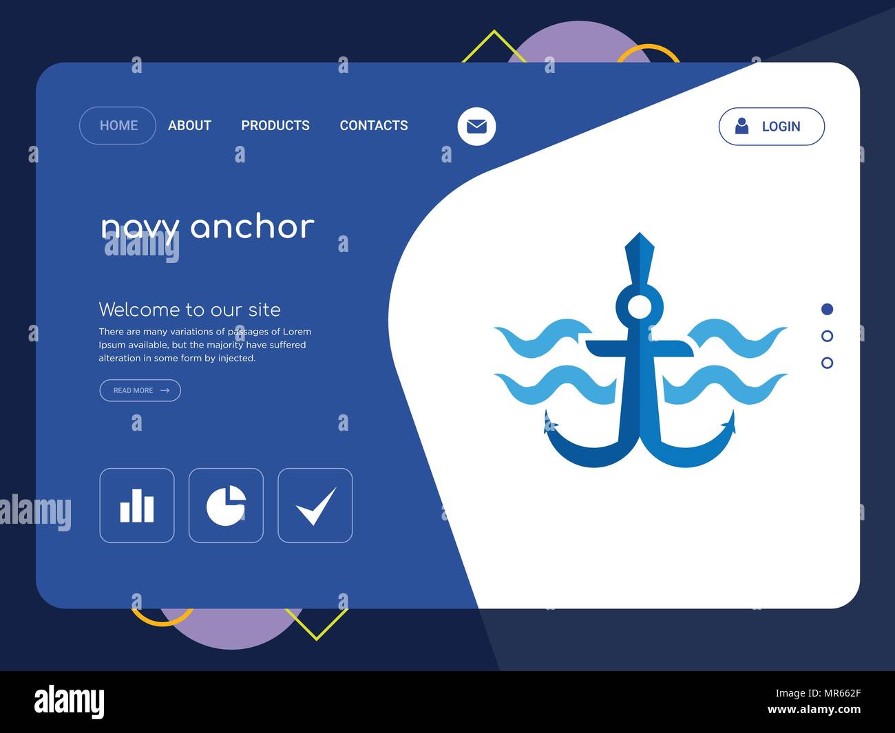 navy anchor designs