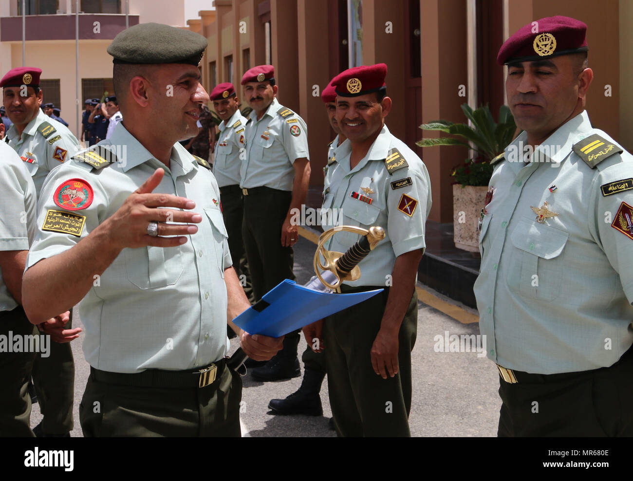 Sergeant Major of the Armed Forces, Sgt. Maj. Salem Bani Mustafa speaks ...