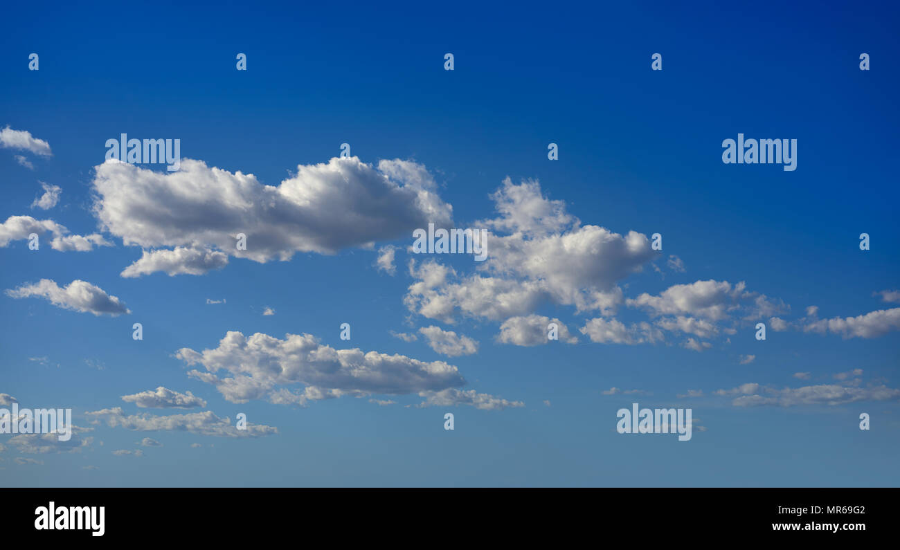 cumulus clouds perfect white in blue sky background Stock Photo - Alamy