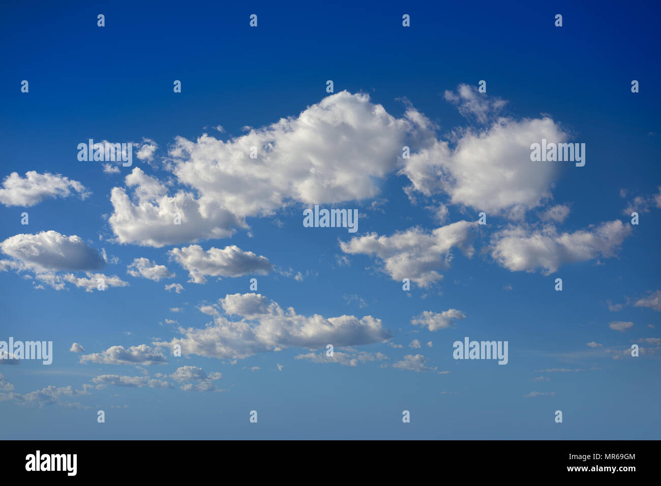 cumulus clouds perfect white in blue sky background Stock Photo - Alamy