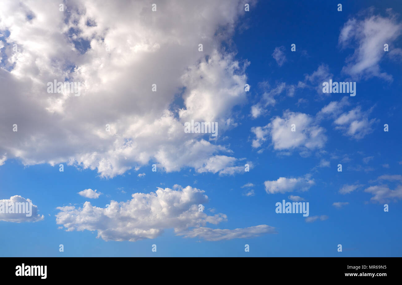 cumulus clouds perfect white in blue sky background Stock Photo - Alamy