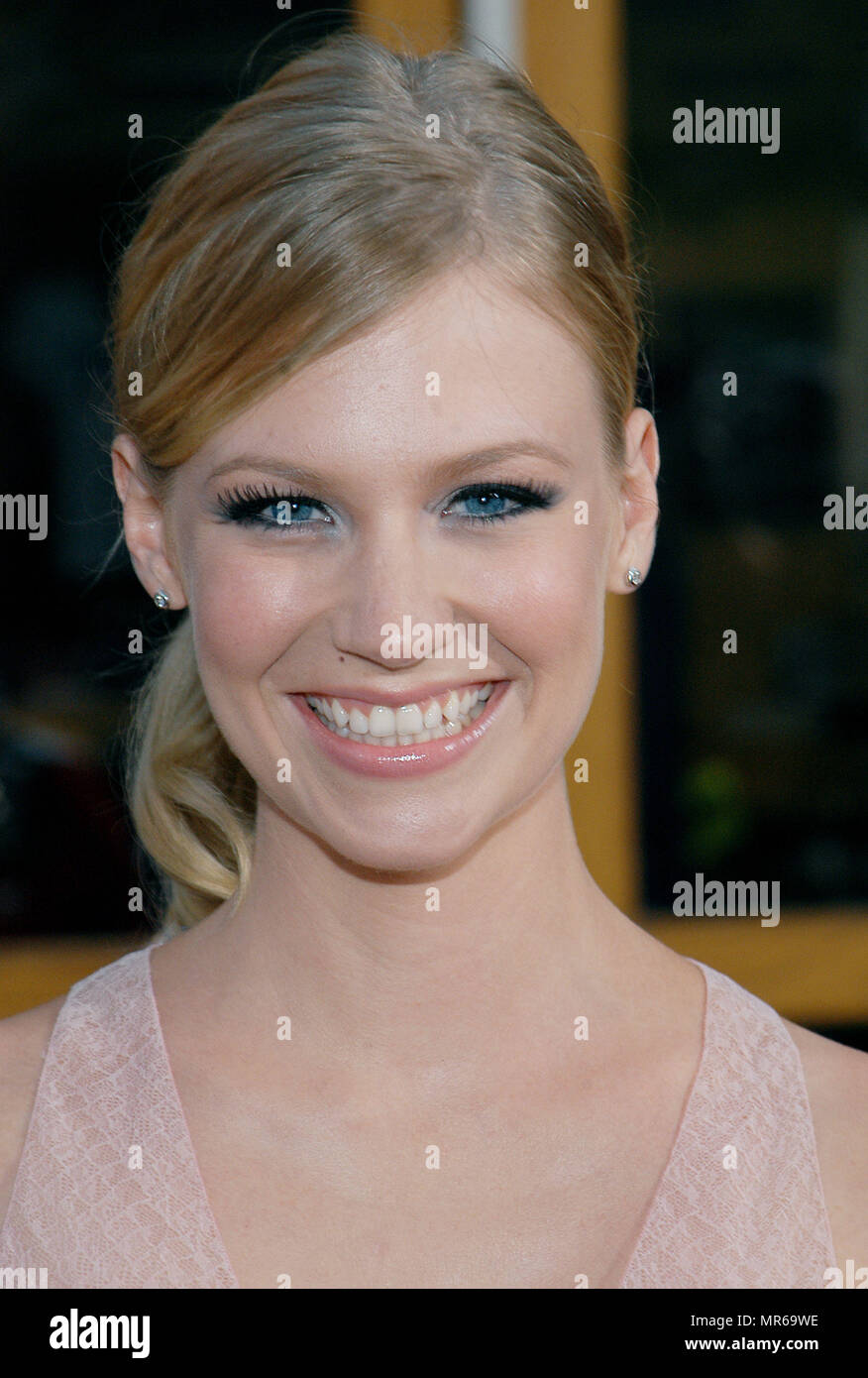 January Jones Arriving At The American Wedding Premiere At The