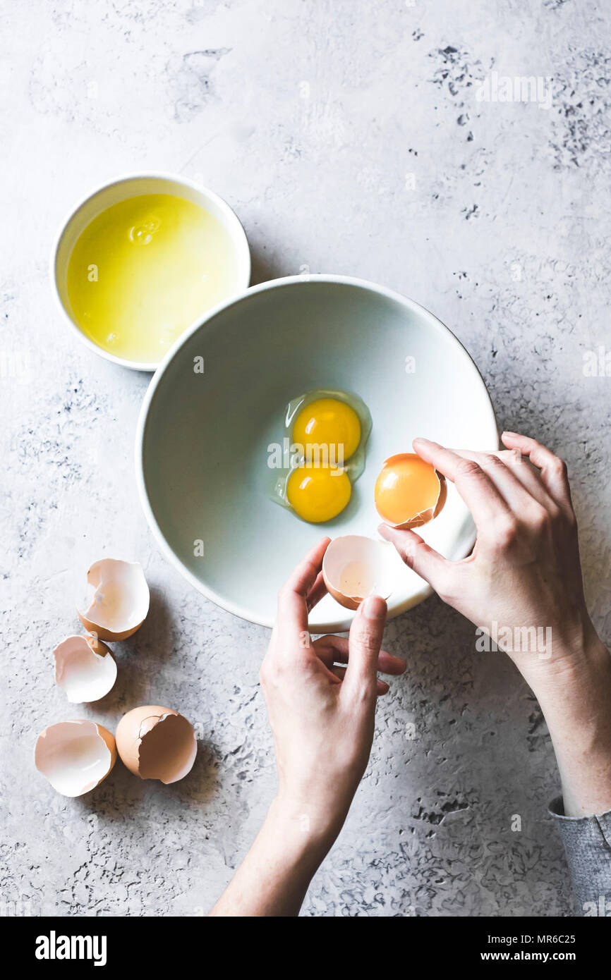 Separating egg whites hires stock photography and images Alamy
