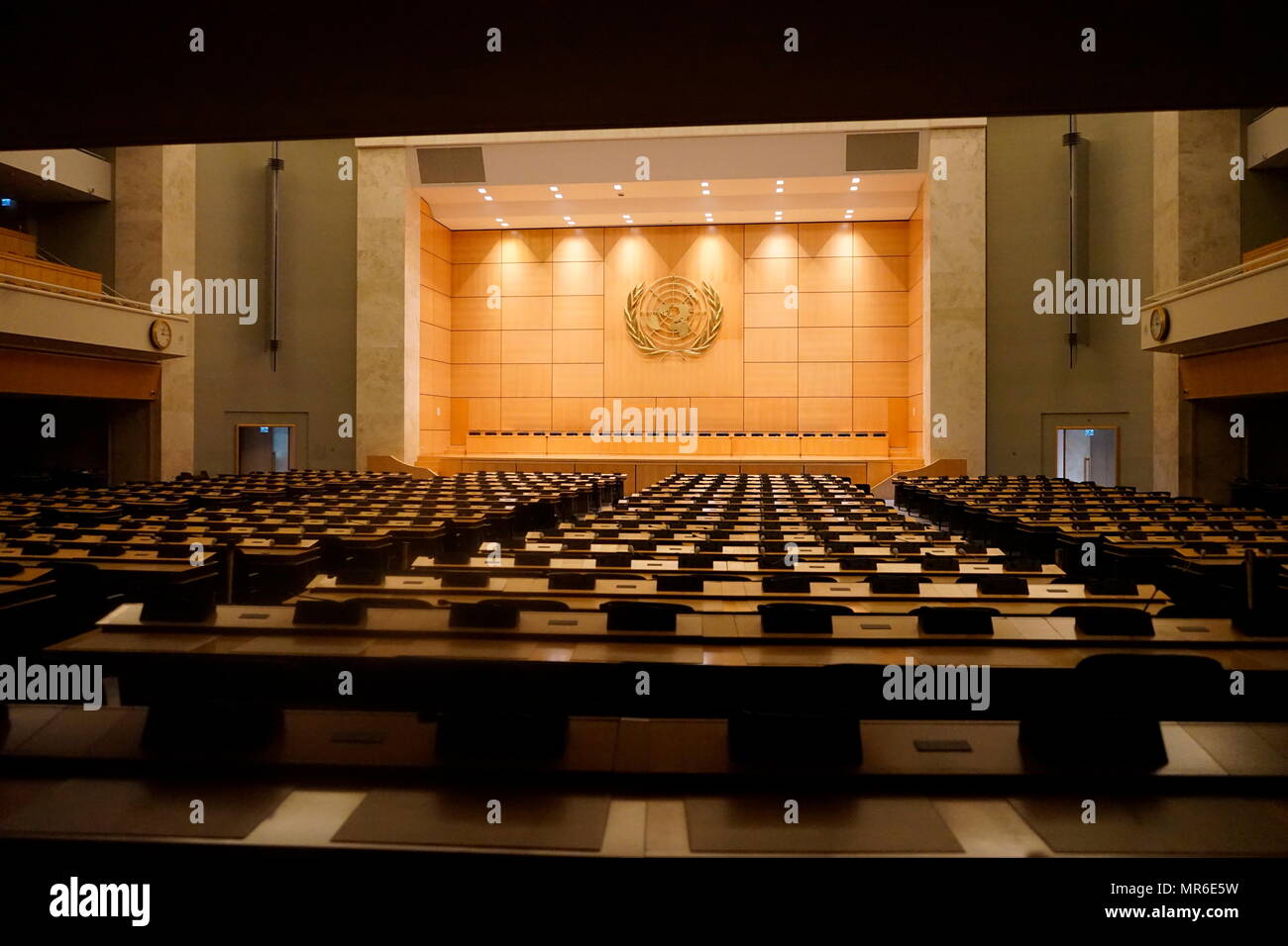 Headquarters of the United nations in Geneva, Switzerland Stock Photo