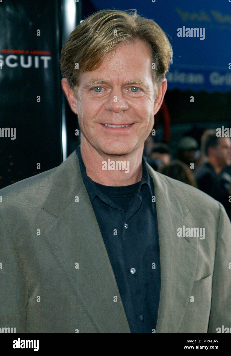 William H. Macy arriving at the ' Seabiscuit Premiere ' at the westwood Theatre in Los Angeles. July 22, 2003.MacyWilliamH 044 Red Carpet Event, Vertical, USA, Film Industry, Celebrities,  Photography, Bestof, Arts Culture and Entertainment, Topix Celebrities fashion /  Vertical, Best of, Event in Hollywood Life - California,  Red Carpet and backstage, USA, Film Industry, Celebrities,  movie celebrities, TV celebrities, Music celebrities, Photography, Bestof, Arts Culture and Entertainment,  Topix, headshot, vertical, one person,, from the year , 2003, inquiry tsuni@Gamma-USA.com Stock Photo