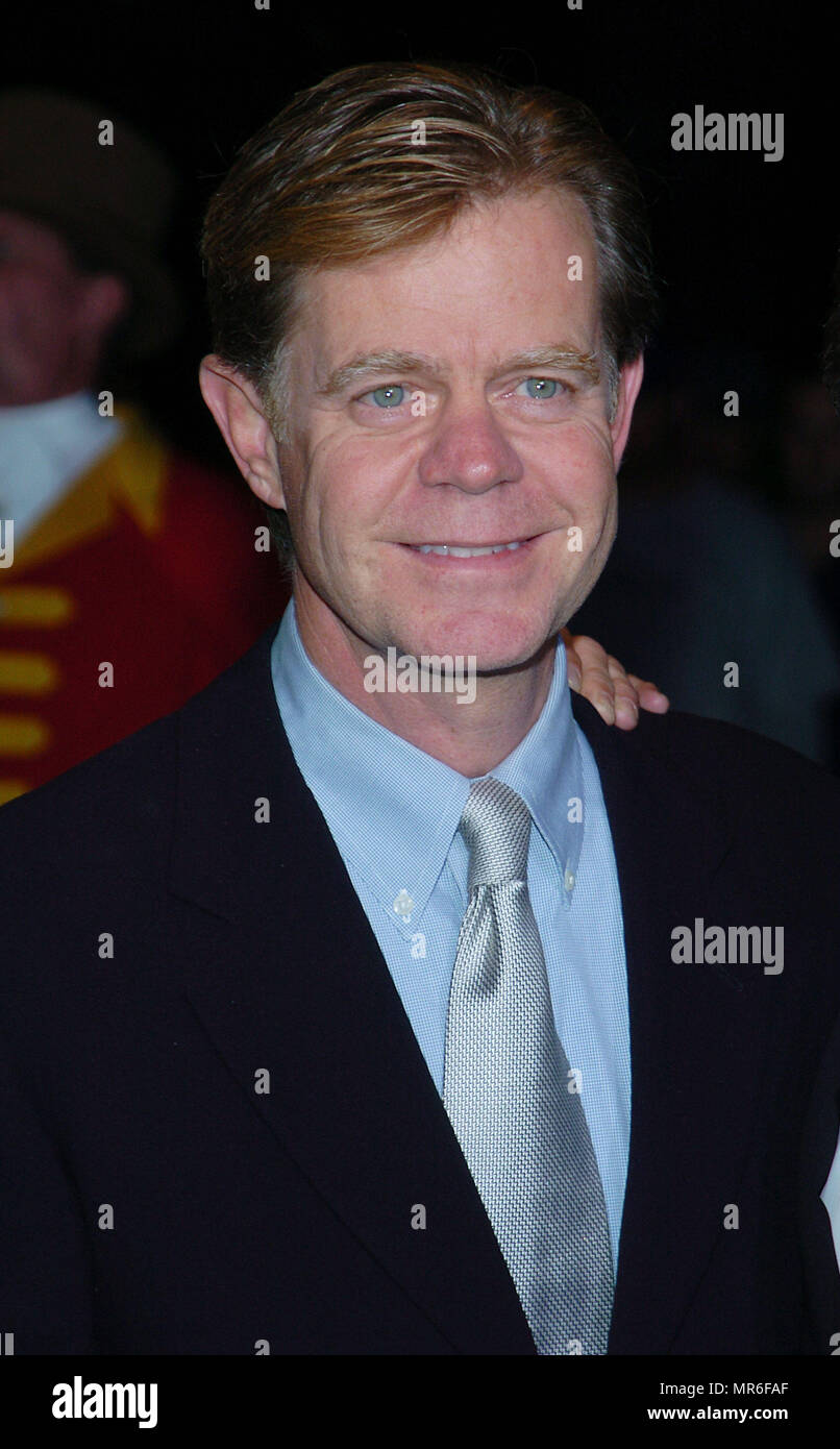 William H Macy at the party to celebrate the release of ' Seabiscuit ' on DVD at the Beverly Hills Hotel in Los angeles. December 15, 2003.MacyWilliamsH45 Red Carpet Event, Vertical, USA, Film Industry, Celebrities,  Photography, Bestof, Arts Culture and Entertainment, Topix Celebrities fashion /  Vertical, Best of, Event in Hollywood Life - California,  Red Carpet and backstage, USA, Film Industry, Celebrities,  movie celebrities, TV celebrities, Music celebrities, Photography, Bestof, Arts Culture and Entertainment,  Topix, headshot, vertical, one person,, from the year , 2003, inquiry tsuni Stock Photo