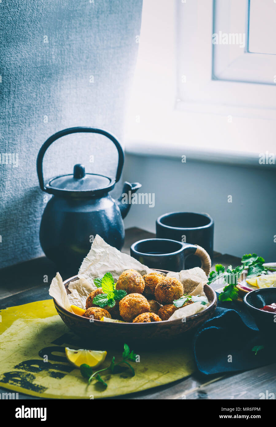 Green Peas Kebab Stock Photo Alamy