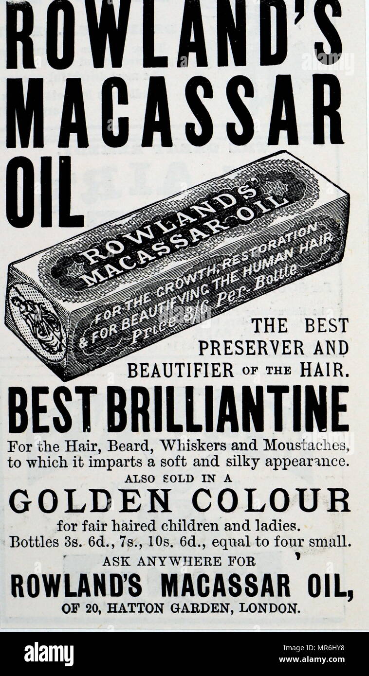 Macassar oil hires stock photography and images Alamy